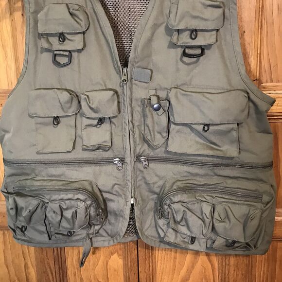 Field & Stream 20 Pocket Outdoor Utility Vest Men's M Fly Fishing Hiking Hunting - Picture 5 of 13